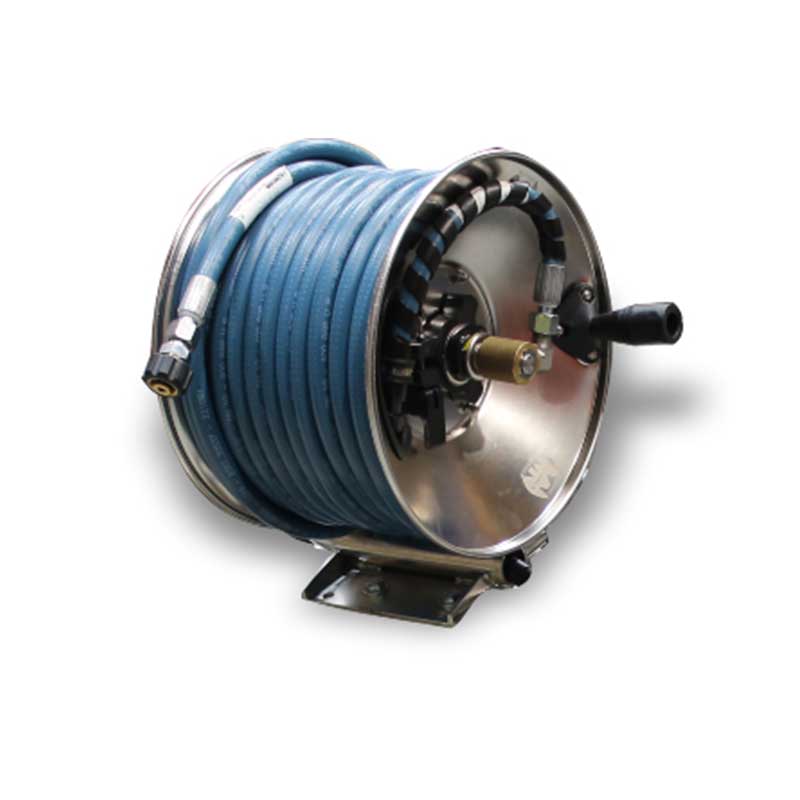 Aus Pumps Online Aussie pumps A134SS/30MBPH stainless steel hose reel kit